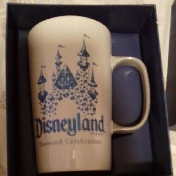 Starbucks Disneyland Diamond Celebration Mug - White and Blue - Picture 2 of 6